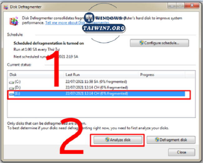 Lựa chọn theo hướng dẫn.