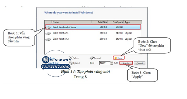 Thực hiện theo hướng dẫn trong hình.