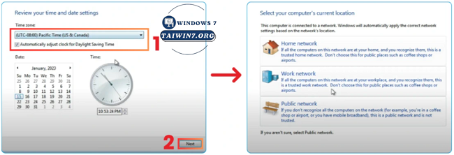Chờ hệ thống xử lý và hoàn tất quá trình cài đặt.