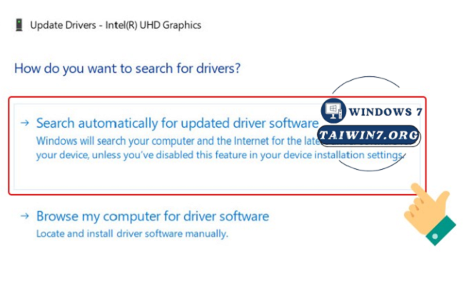 Chọn theo hướng dẫn và chờ hệ thống cập nhật.