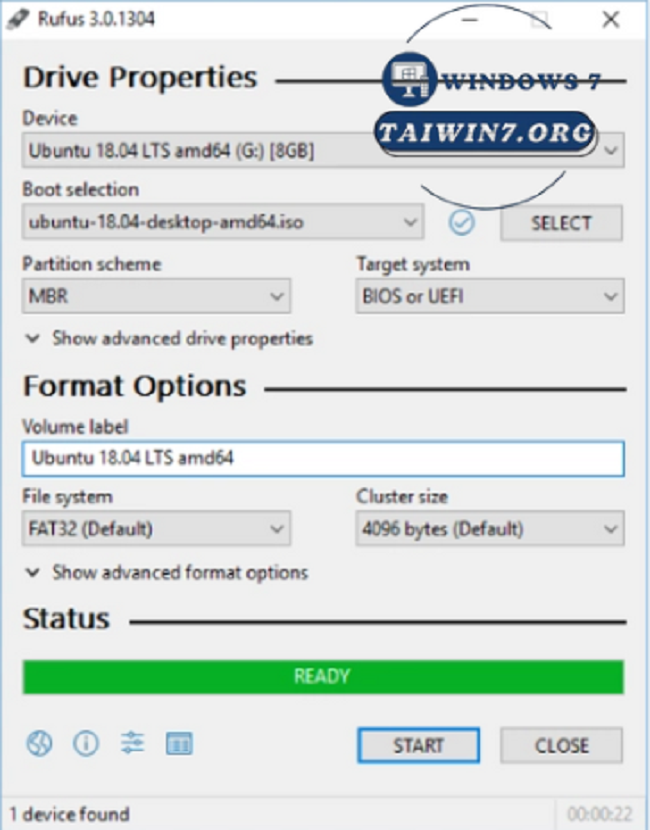 Tạo USB boot theo hướng dẫn.